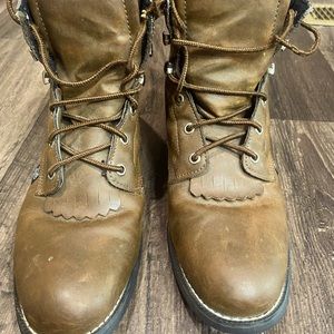 Womens Justin Lace Up Boots